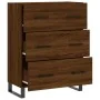 Aparador de madera de ingeniería marrón roble 69,5x34x90 cm by , Sideboards - Ref: Foro24-827883, Price: 110,30 €, Discount: %