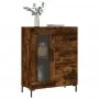 Aparador de madera de ingeniería roble ahumado 69,5x34x90 cm de , Aparadores - Ref: Foro24-828049, Precio: 97,84 €, Descuento: %