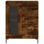Aparador de madera de ingeniería roble ahumado 69,5x34x90 cm de , Aparadores - Ref: Foro24-828049, Precio: 97,84 €, Descuento: %