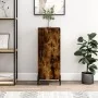 Aparador madera de ingeniería roble ahumado 34,5x34x90 cm by , Sideboards - Ref: Foro24-828553, Price: 62,39 €, Discount: %