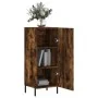 Aparador madera de ingeniería roble ahumado 34,5x34x90 cm by , Sideboards - Ref: Foro24-828553, Price: 62,39 €, Discount: %