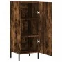 Aparador madera de ingeniería roble ahumado 34,5x34x90 cm by , Sideboards - Ref: Foro24-828553, Price: 62,39 €, Discount: %