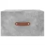 Mesita de noche de pared color gris hormigón 35x35x20 cm de , Taquillas y armarios de almacenamiento - Ref: Foro24-829780, Pr...