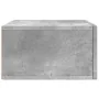Mesita de noche de pared color gris hormigón 35x35x20 cm de , Taquillas y armarios de almacenamiento - Ref: Foro24-829780, Pr...