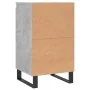 Aparador madera de ingeniería gris hormigón 40x35x70 cm de , Aparadores - Ref: Foro24-831076, Precio: 55,28 €, Descuento: %