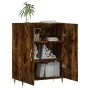 Aparador de madera de ingeniería roble ahumado 69,5x34x90 cm de , Aparadores - Ref: Foro24-827705, Precio: 74,55 €, Descuento: %