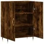 Aparador de madera de ingeniería roble ahumado 69,5x34x90 cm de , Aparadores - Ref: Foro24-827705, Precio: 74,55 €, Descuento: %