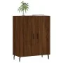 Aparador de madera de ingeniería marrón roble 69,5x34x90 cm de , Aparadores - Ref: Foro24-827747, Precio: 102,80 €, Descuento: %