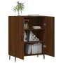 Aparador de madera de ingeniería marrón roble 69,5x34x90 cm de , Aparadores - Ref: Foro24-827747, Precio: 102,80 €, Descuento: %