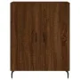 Aparador de madera de ingeniería marrón roble 69,5x34x90 cm de , Aparadores - Ref: Foro24-827747, Precio: 102,80 €, Descuento: %