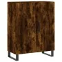 Aparador de madera de ingeniería roble ahumado 69,5x34x90 cm de , Aparadores - Ref: Foro24-827753, Precio: 86,16 €, Descuento: %