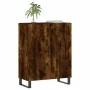 Aparador de madera de ingeniería roble ahumado 69,5x34x90 cm de , Aparadores - Ref: Foro24-827753, Precio: 86,16 €, Descuento: %