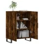 Aparador de madera de ingeniería roble ahumado 69,5x34x90 cm de , Aparadores - Ref: Foro24-827753, Precio: 86,16 €, Descuento: %