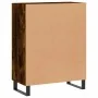 Aparador de madera de ingeniería roble ahumado 69,5x34x90 cm de , Aparadores - Ref: Foro24-827753, Precio: 86,16 €, Descuento: %