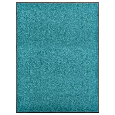 Felpudo lavable azul cian 90x120 cm von , Fußmatten - Ref: Foro24-323460, Preis: 54,56 €, Rabatt: %