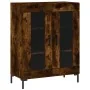 Aparador de madera de ingeniería roble ahumado 69,5x34x90 cm von , Sideboards - Ref: Foro24-827793, Preis: 83,07 €, Rabatt: %