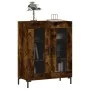 Aparador de madera de ingeniería roble ahumado 69,5x34x90 cm von , Sideboards - Ref: Foro24-827793, Preis: 83,07 €, Rabatt: %