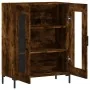 Aparador de madera de ingeniería roble ahumado 69,5x34x90 cm von , Sideboards - Ref: Foro24-827793, Preis: 83,07 €, Rabatt: %