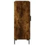 Aparador de madera de ingeniería roble ahumado 69,5x34x90 cm von , Sideboards - Ref: Foro24-827793, Preis: 83,07 €, Rabatt: %