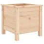 Jardinera madera maciza de pino 40x40x39 cm de , Maceteros y jardineras - Ref: Foro24-825247, Precio: 49,40 €, Descuento: %