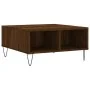 Mesa de centro madera de ingeniería roble marrón 60x60x30 cm by , Coffee table - Ref: Foro24-827043, Price: 43,83 €, Discount: %