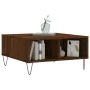 Mesa de centro madera de ingeniería roble marrón 60x60x30 cm by , Coffee table - Ref: Foro24-827043, Price: 43,83 €, Discount: %