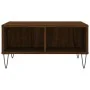 Mesa de centro madera de ingeniería roble marrón 60x60x30 cm by , Coffee table - Ref: Foro24-827043, Price: 43,83 €, Discount: %