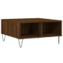 Mesa de centro madera de ingeniería roble marrón 60x60x30 cm by , Coffee table - Ref: Foro24-827043, Price: 43,83 €, Discount: %