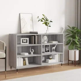Aparador de madera de ingeniería gris Sonoma 103,5x35x70 cm by , Sideboards - Ref: Foro24-827106, Price: 72,35 €, Discount: %