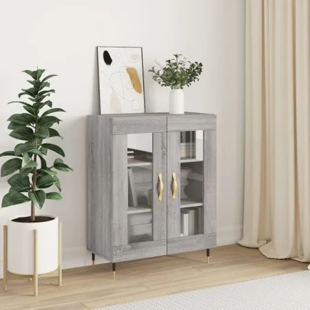 Aparador de madera de ingeniería gris Sonoma 69,5x34x90 cm de , Aparadores - Ref: Foro24-827770, Precio: 87,30 €, Descuento: %
