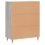 Aparador de madera de ingeniería gris Sonoma 69,5x34x90 cm de , Aparadores - Ref: Foro24-827770, Precio: 87,30 €, Descuento: %