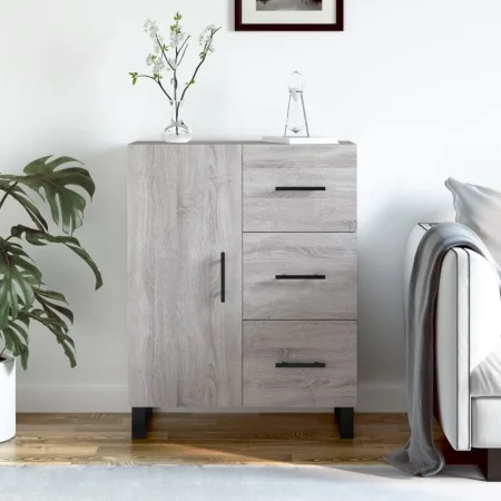 Aparador de madera de ingeniería gris Sonoma 69,5x34x90 cm de , Aparadores - Ref: Foro24-827946, Precio: 101,42 €, Descuento: %