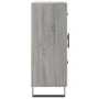 Aparador de madera de ingeniería gris Sonoma 69,5x34x90 cm de , Aparadores - Ref: Foro24-827946, Precio: 101,42 €, Descuento: %