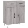 Aparador de madera de ingeniería gris Sonoma 69,5x34x90 cm by , Sideboards - Ref: Foro24-827978, Price: 85,31 €, Discount: %