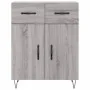Aparador de madera de ingeniería gris Sonoma 69,5x34x90 cm by , Sideboards - Ref: Foro24-827978, Price: 85,31 €, Discount: %