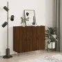Aparador de madera de ingeniería marrón roble 90x34x80 cm von , Sideboards - Ref: Foro24-828107, Preis: 76,58 €, Rabatt: %