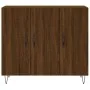 Aparador de madera de ingeniería marrón roble 90x34x80 cm von , Sideboards - Ref: Foro24-828107, Preis: 76,58 €, Rabatt: %