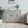 Aparador de madera de ingeniería gris Sonoma 90x34x80 cm de , Aparadores - Ref: Foro24-828130, Precio: 89,41 €, Descuento: %