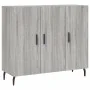 Aparador de madera de ingeniería gris Sonoma 90x34x80 cm de , Aparadores - Ref: Foro24-828130, Precio: 89,41 €, Descuento: %