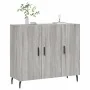 Aparador de madera de ingeniería gris Sonoma 90x34x80 cm de , Aparadores - Ref: Foro24-828130, Precio: 89,41 €, Descuento: %