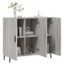 Aparador de madera de ingeniería gris Sonoma 90x34x80 cm de , Aparadores - Ref: Foro24-828130, Precio: 89,41 €, Descuento: %