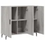 Aparador de madera de ingeniería gris Sonoma 90x34x80 cm de , Aparadores - Ref: Foro24-828130, Precio: 89,41 €, Descuento: %