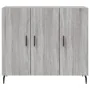 Aparador de madera de ingeniería gris Sonoma 90x34x80 cm de , Aparadores - Ref: Foro24-828130, Precio: 89,41 €, Descuento: %