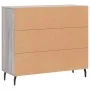 Aparador de madera de ingeniería gris Sonoma 90x34x80 cm de , Aparadores - Ref: Foro24-828130, Precio: 89,41 €, Descuento: %