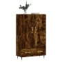 Aparador alto madera de ingeniería roble ahumado 69,5x31x115 cm de , Aparadores - Ref: Foro24-828217, Precio: 86,18 €, Descue...