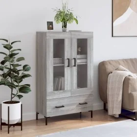 Aparador alto madera de ingeniería gris Sonoma 69,5x31x115 cm von , Sideboards - Ref: Foro24-828306, Preis: 95,42 €, Rabatt: %