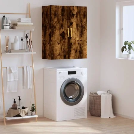 Armario de pared roble ahumado 69,5x34x90 cm de , Aparadores - Ref: Foro24-828409, Precio: 79,28 €, Descuento: %