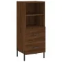 Aparador madera de ingeniería marrón roble 34,5x34x90 cm de , Aparadores - Ref: Foro24-828683, Precio: 59,71 €, Descuento: %