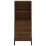 Aparador madera de ingeniería marrón roble 34,5x34x90 cm de , Aparadores - Ref: Foro24-828683, Precio: 59,71 €, Descuento: %