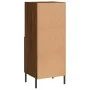 Aparador madera de ingeniería marrón roble 34,5x34x90 cm de , Aparadores - Ref: Foro24-828683, Precio: 59,71 €, Descuento: %